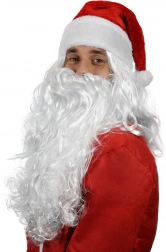 Mikulás paróka szakállal felnőtteknek