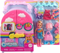 Barbie Chelsea gardrób – baba és 15 kiegészítő