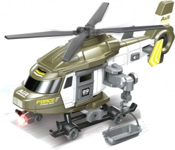 Rendőrségi helikopter lendkerekes hatásokkal