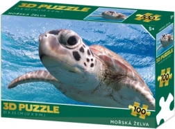 3D puzzle tengeri teknős