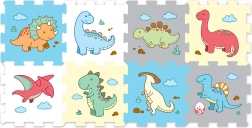 Hab puzzle dinoszauruszokkal - 8 darab