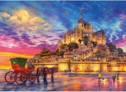 Puzzle Mont Saint Michel 1000 darabos GIBSONS