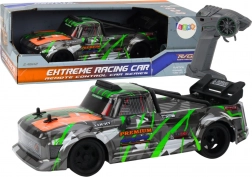 RC autó 1:16 szilikon kerekekkel drifteléshez, szürke–zöld