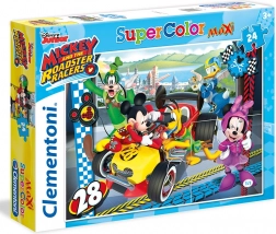 Maxi puzzle 24 darabos Mickey versenyző