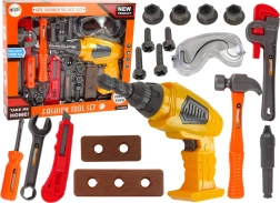 Szerszámkészlet kis barkácsolóknak elemes fúróval