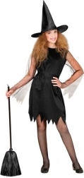 Boszorkány jelmez gyerekeknek 116 cm (4–5 év)