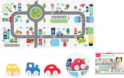 Puha habszivacs blokkok autóval – város, 8 db