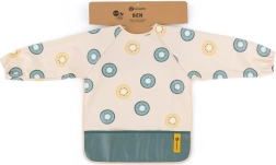 Petite&Mars Ben hosszú ujjú előke green kiwi