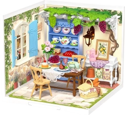 RoboTime 3D fa miniatűr Nyári veranda