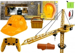 RC építőipari daru távirányítással, 128 cm