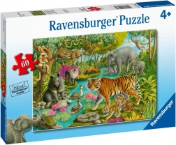 Ravensburger puzzle India állatai 60 darab