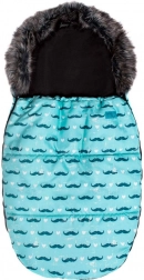 Luxus babakocsi téli bundazsák Belisima Bajusz