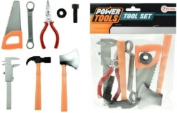 Műanyag szerszámkészlet gyerekeknek, 7 db