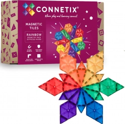 Connetix Rainbow Geometry Pack mágneses építőjáték 30 darab