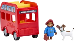 Paddington játékkészlet piros busszal