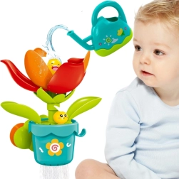 Woopie Baby fürdőjáték, virágzó virág locsolókannával
