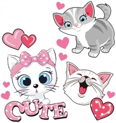 Cuki Macska Vasalható Matrica Ív
