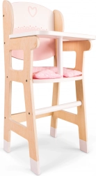 Fa etetőszék babáknak párnával
