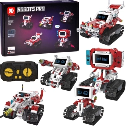 Robots Pro 5 az 1-ben robotépítő készlet távirányítóval és LED kijelzővel