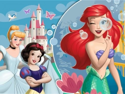 DISNEY PRINCESS – Hercegnők szép napja, 30 darabos puzzle