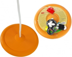 Kerek tányérhinta gyerekeknek, narancssárga