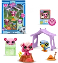 Sada 3 figurák Littlest Pet Shop Kemping