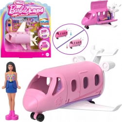 Mattel Mini Barbie Land – pilóta baba repülőgéppel
