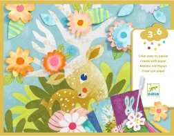 Djeco erdei itatós papíros alkotás