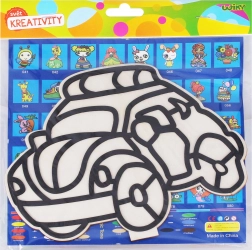 Kreatív készlet gyerekeknek – fa kép gyöngygyurmával