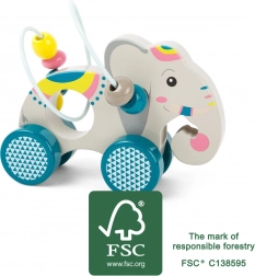 small foot fa elefánt kerekeken jungle