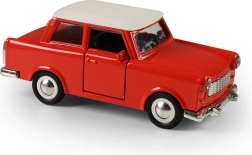 Fém retro Trabant autómodell 1:32 lendkerekes