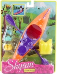 Baba kajak kiegészítőkkel