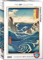 Eurographics Puzzle Utagawa Hiroshige: Naruto hullámok 1000 darab