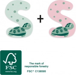 kis fa betű S teknőssel