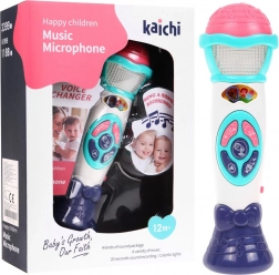 Gyerek karaoke mikrofon 12 hó+ Hangváltás + Felvétel + Fény- és hanghatások