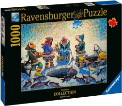 Ravensburger puzzle Jégihalászat 1000 darab
