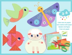 Djeco kreatív készlet Állatfigurák vágása