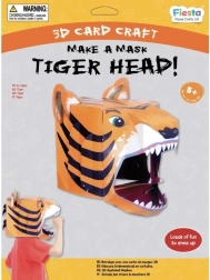 Kreatív készlet 3D maszk - Tigris Fiesta Crafts