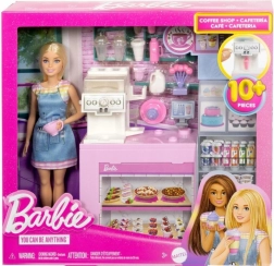 Barbie szett kávézóval