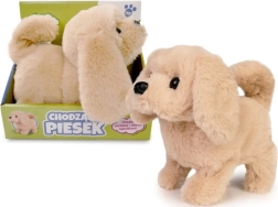 Sétáló plüss kutyus 15 cm