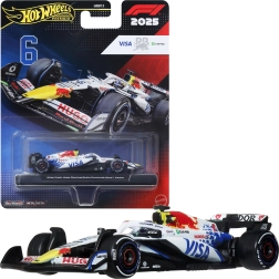 Hot Wheels Premium Formula 1 versenyautó 2025 Visa Cash App Racing Bulls Isack Hadjar #6 - 1 db