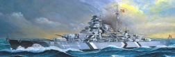 Műanyag modell a Tirpitz csatahajóról 1:800