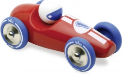 Vilac Versenyautó GM piros kék kerekekkel