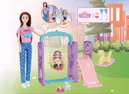 Baba a játszótéren 30 cm kiegészítőkkel