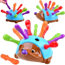 Oktató Süni Színes Tüskékkel