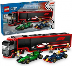 LEGO City F1 kamion formulákkal