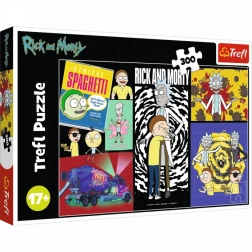 Rick és Morty puzzle – Furcsa hely a galaxisban, 300 darab, Trefl