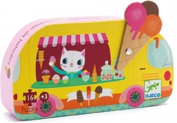 Puzzle Zmrzlina megy - DJECO - 16 darab