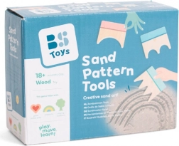Fa eszközök minták készítéséhez homokban - 3 darab