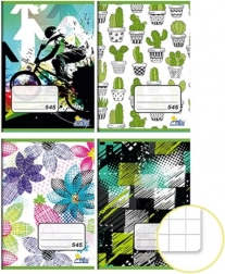 A5-ös négyzetrácsos iskolai füzet Teenage mix